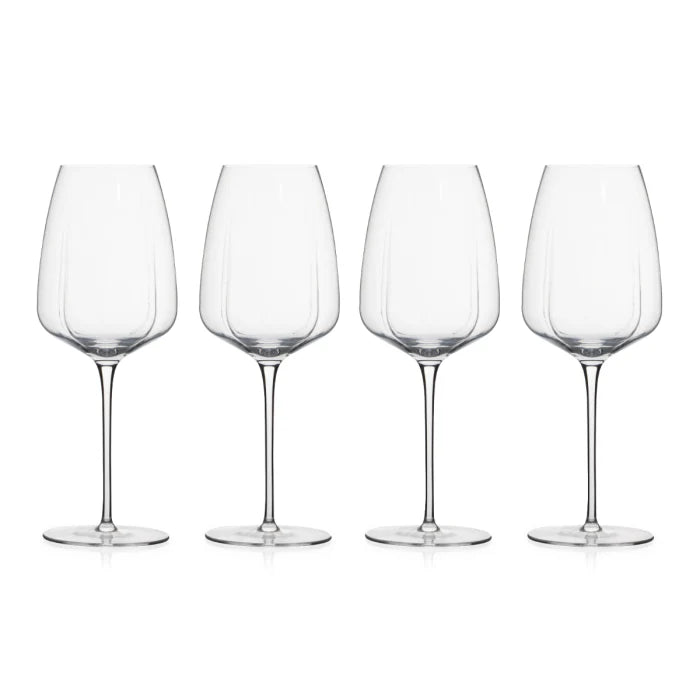 WHITE WINE GLASS SET OF 4 tulip