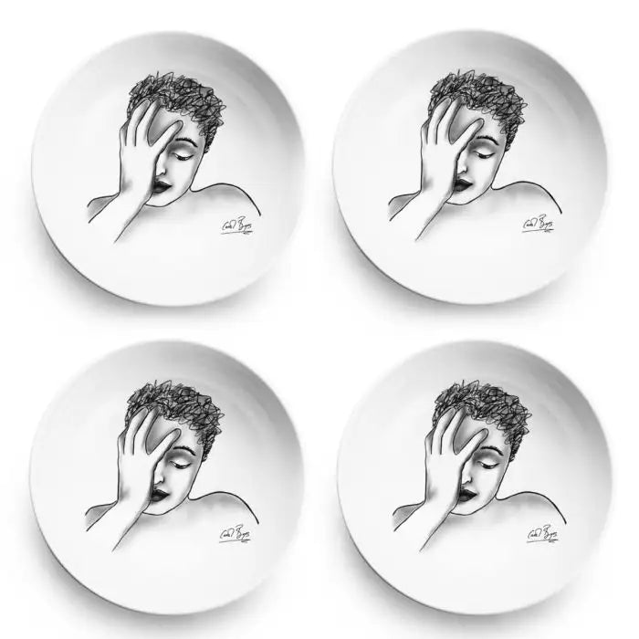 Hidden Thoughts CEREAL / SOUP BOWL SET OF 4