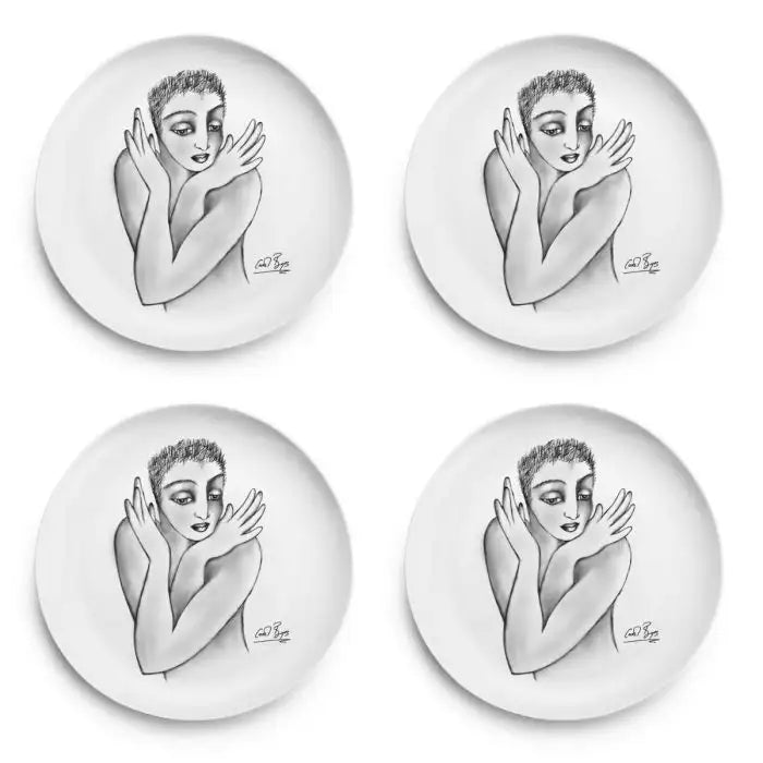 Flutter SIDE PLATE SET OF 4