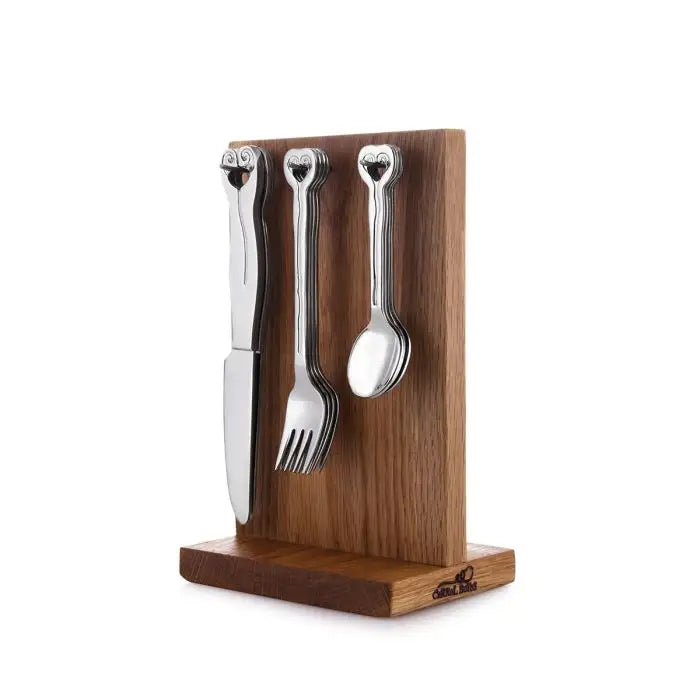 Hanging Wave CUTLERY 20pc SET AND STAND