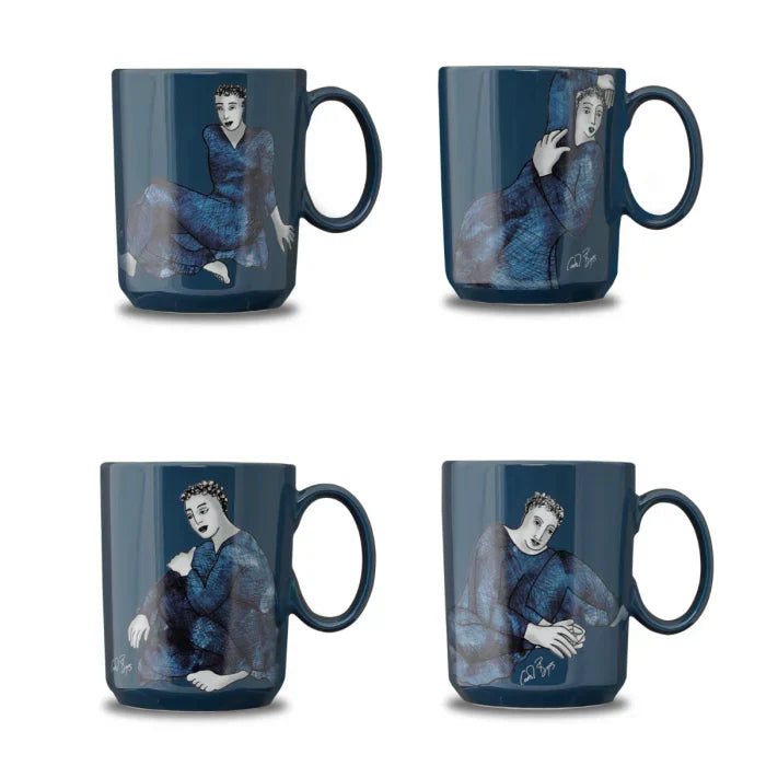 Indigo Blues MUG SET OF 4